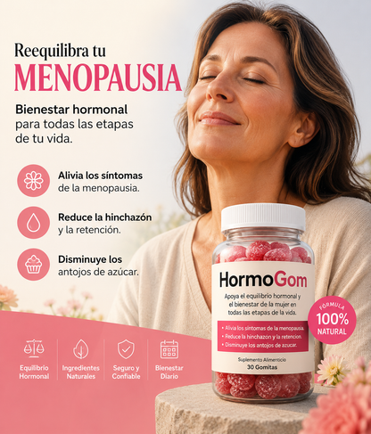 HORMOGOM™ | La solución para reequilibrar la menopausia en 14 días