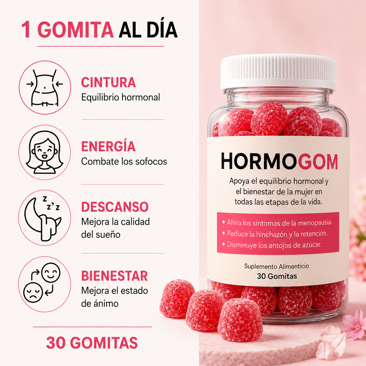 HORMOGOM™ | La solución para reequilibrar la menopausia en 14 días