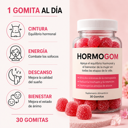 HORMOGOM™ | La solución para reequilibrar la menopausia en 14 días