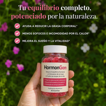 HORMOGOM™ | La solución para reequilibrar la menopausia en 14 días